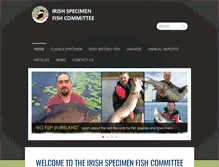 Tablet Screenshot of irish-trophy-fish.com